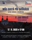 Mše svatá při svíčkách za dar svobody a demokracie  1